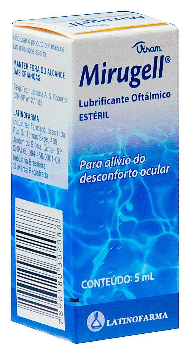 Imagem de Mirugell Lubrificante Oftálmico com 5ml