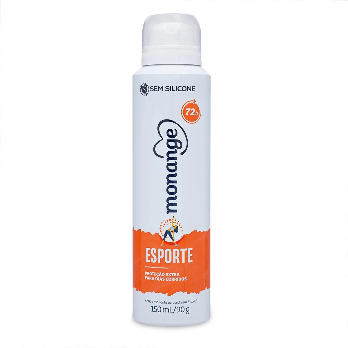 Imagem de Desodorante Antitranspirante Aerosol Monange Esporte Feminino 72h 150ml
