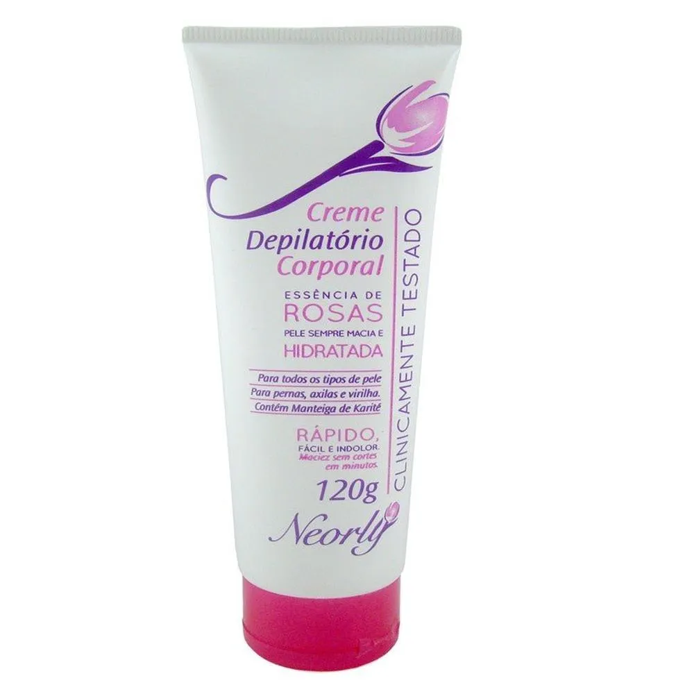 Imagem de Creme Depilatório Corporal Essência de Rosas Neorly 120g