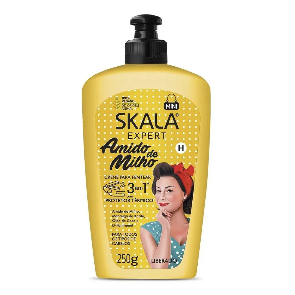 Imagem de Creme para Pentear Skala Amido de Milho 250g