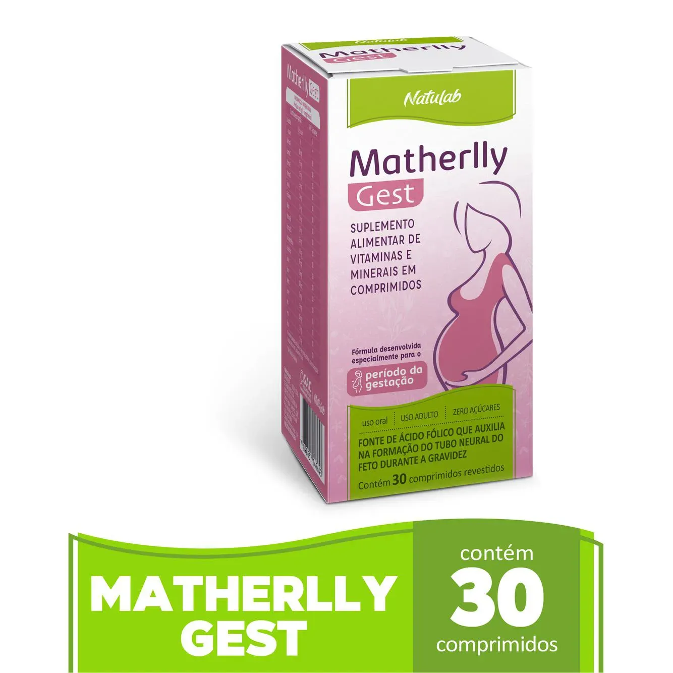 Imagem de Polivitamínico Matherlly Gest para Gestantes 30 comprimidos