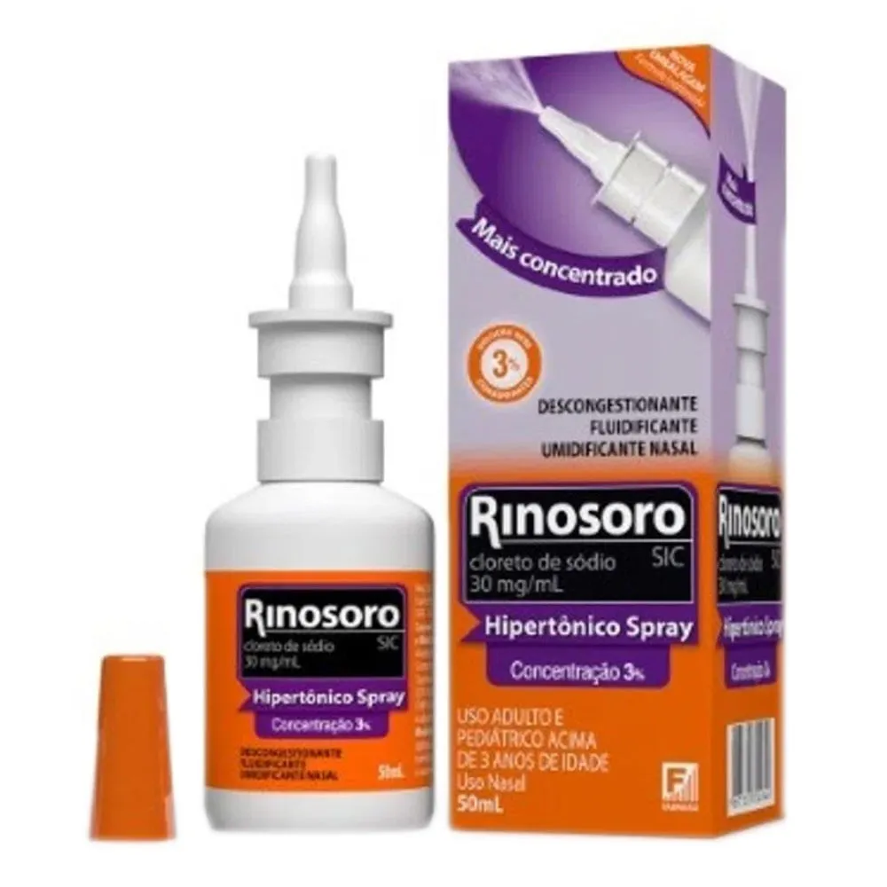 Imagem de Descongestionante Rinosoro Sic 30mg/ml 50ml