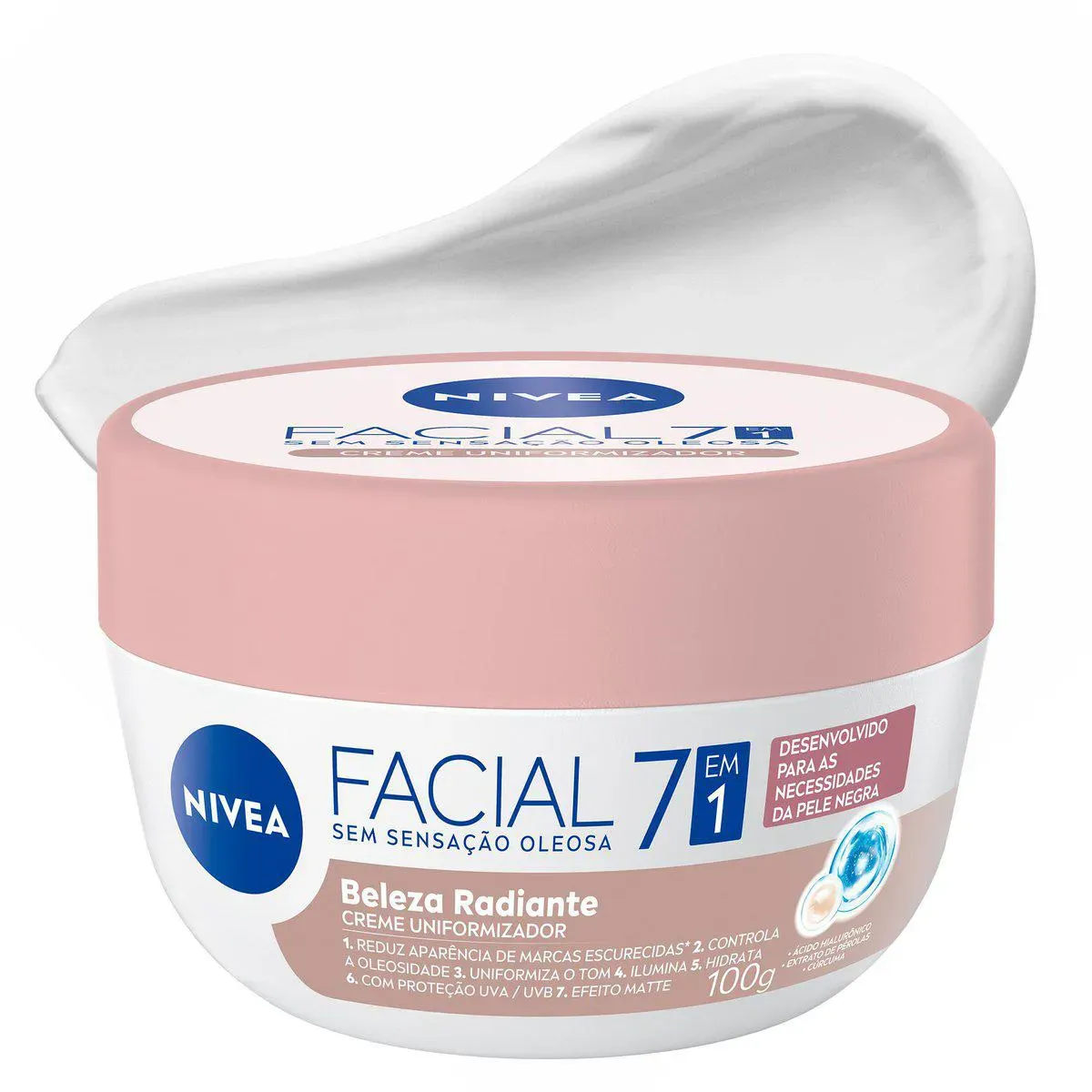 Imagem de Hidratante Facial Nivea Beleza Radiante 7 em 1 100g