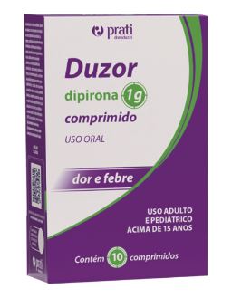 Imagem de Duzor Dipirona 1g 10 comprimidos