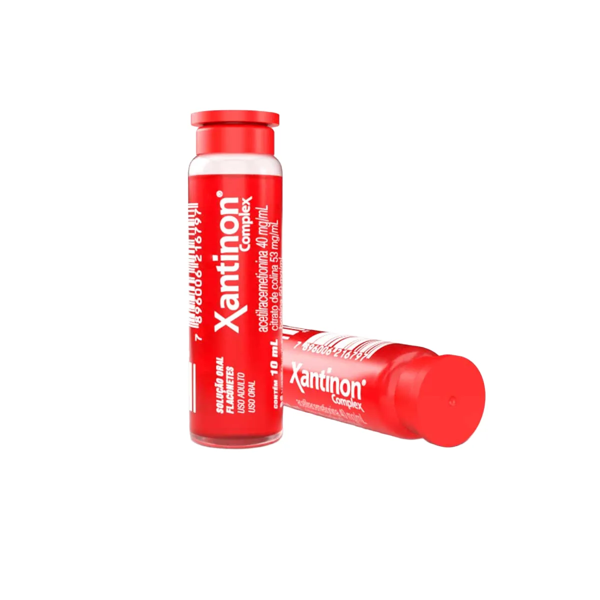 Imagem de Xantinon Flaconete 10ml Complex Acetilracemetionina 40mg + Citrato de colina 53mg + Betaína 50mg