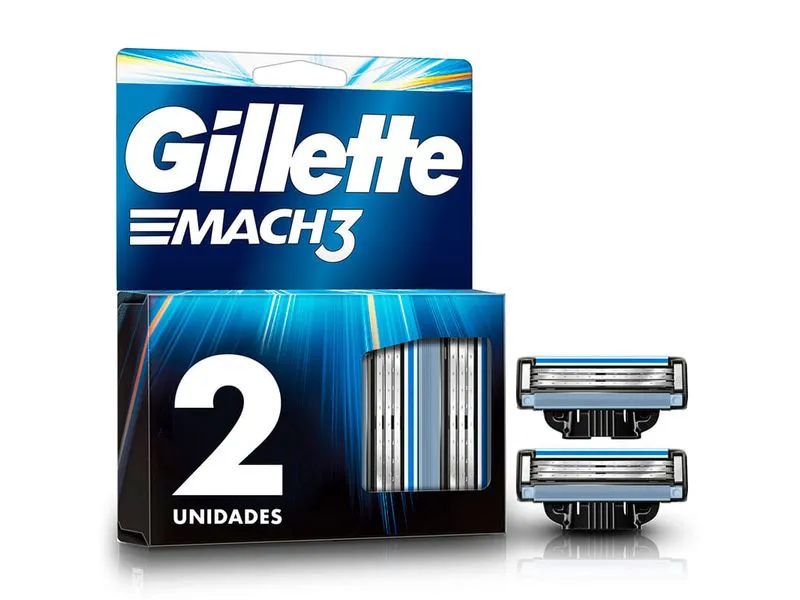 Imagem de Carga Gillette Mach3 Regular com 2 unidades