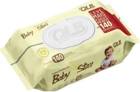Imagem de Toalhas Umedecidas Baby Star 140 Unidades