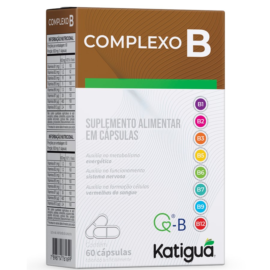 Imagem de Complexo B - 60 Cápsulas - Katiguá
