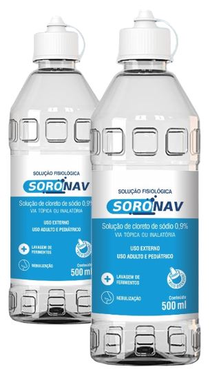 Imagem de Soro Fisiológico Cloreto de Sódio 0,9% Soronav 500ml
