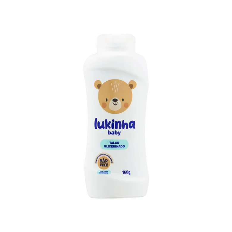 Imagem de Talco Glicerinado Infantil Lukinha 160g