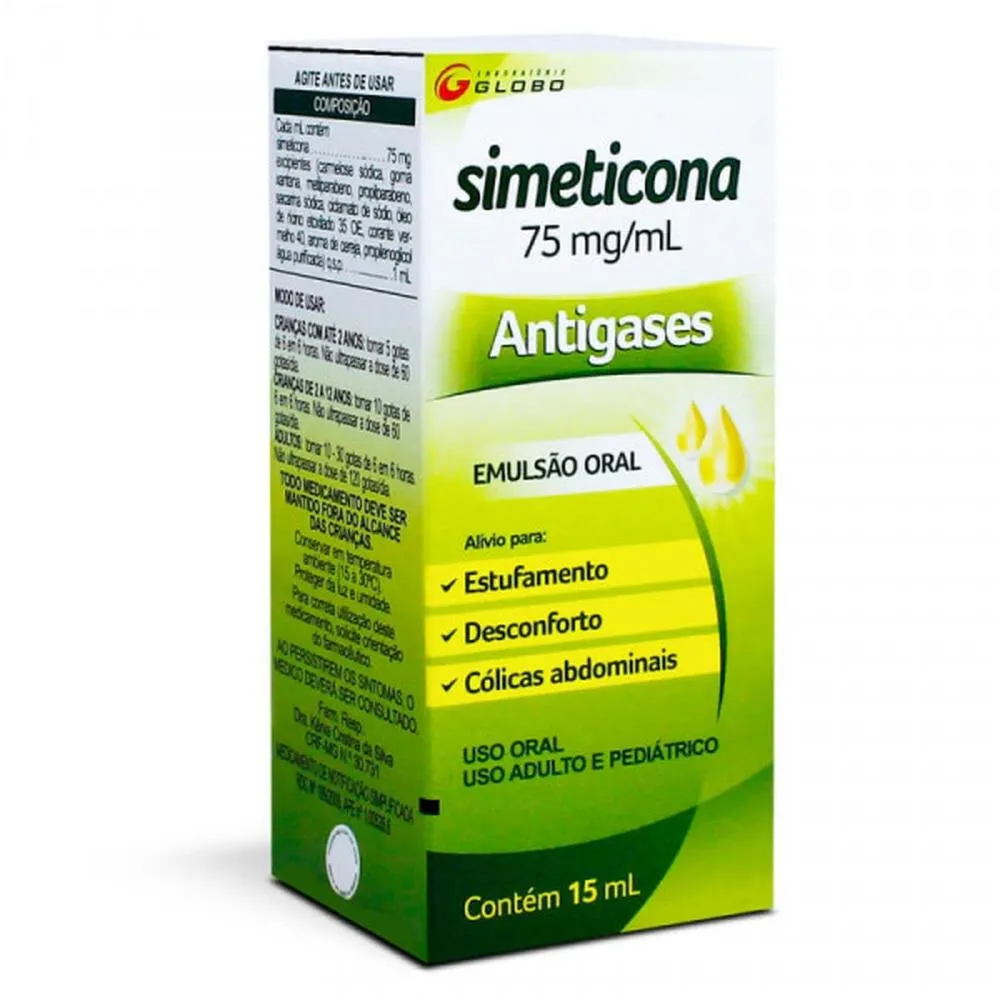 Imagem de Simeticona 75mg/ml Emulsão de Uso Oral Frasco Gotejador 15ml
