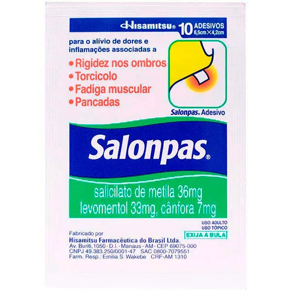 Imagem de SALONPAS ADES P 10UN