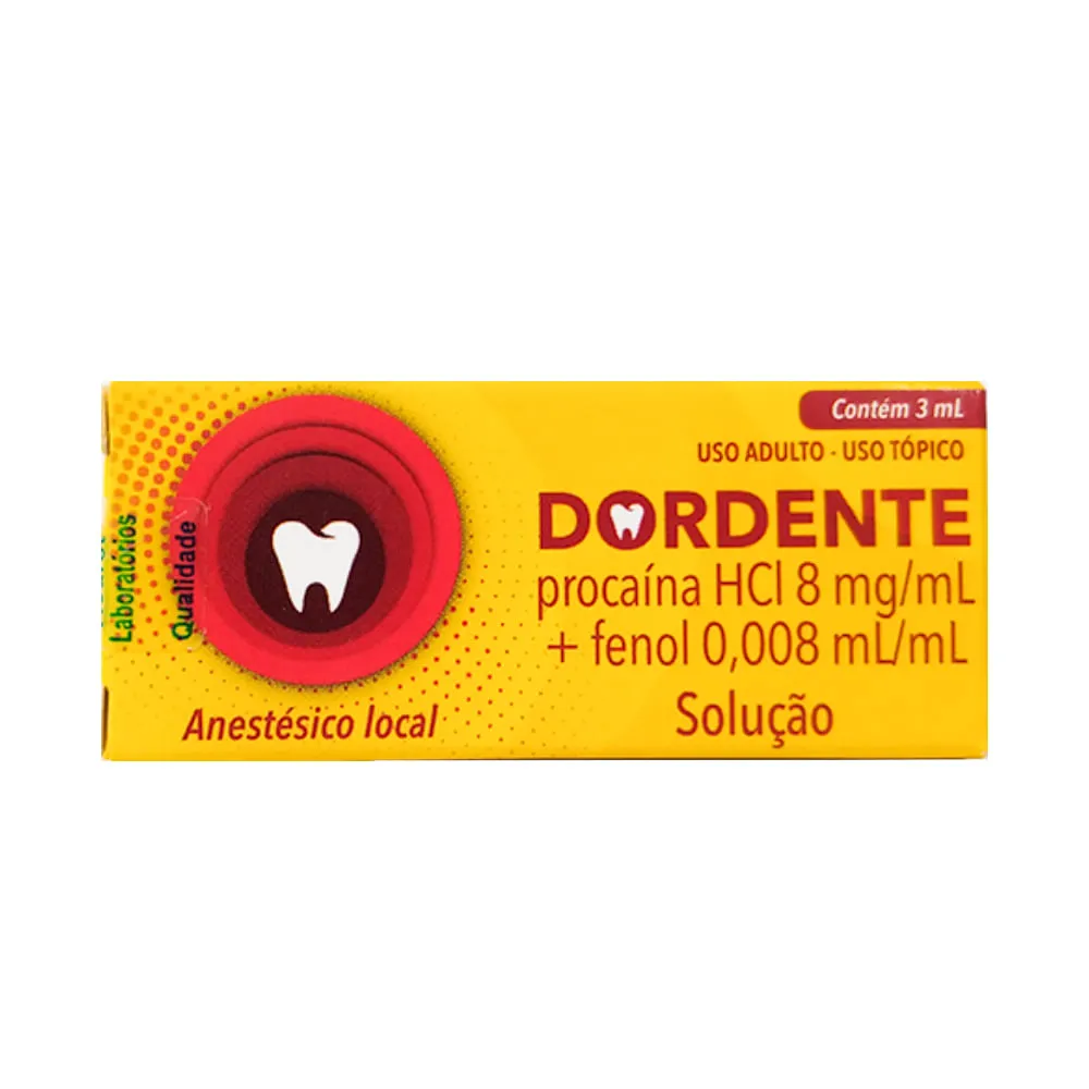 Imagem de Dordente Procaína 3ml