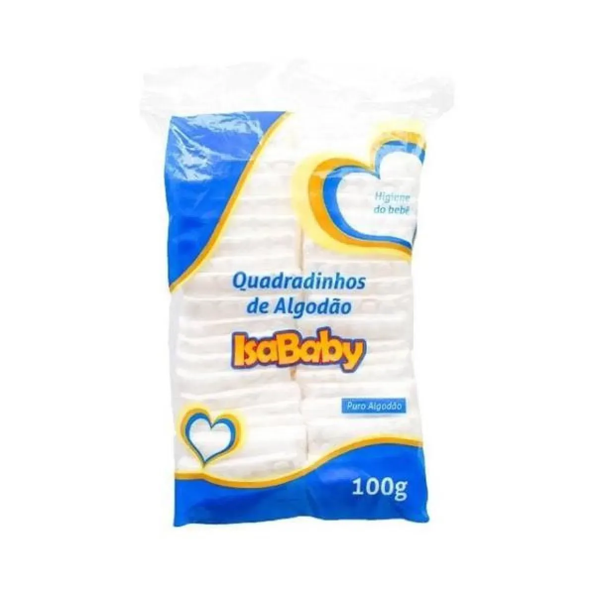 Imagem de Algodão Quadradinhos Isababy 100g