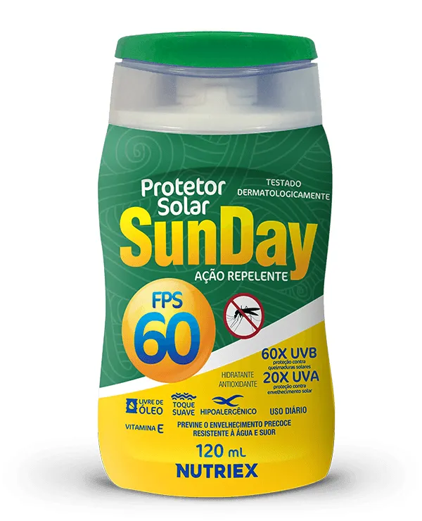 Imagem de Protetor Solar Sunday Spray Repelente FPS60 120ML