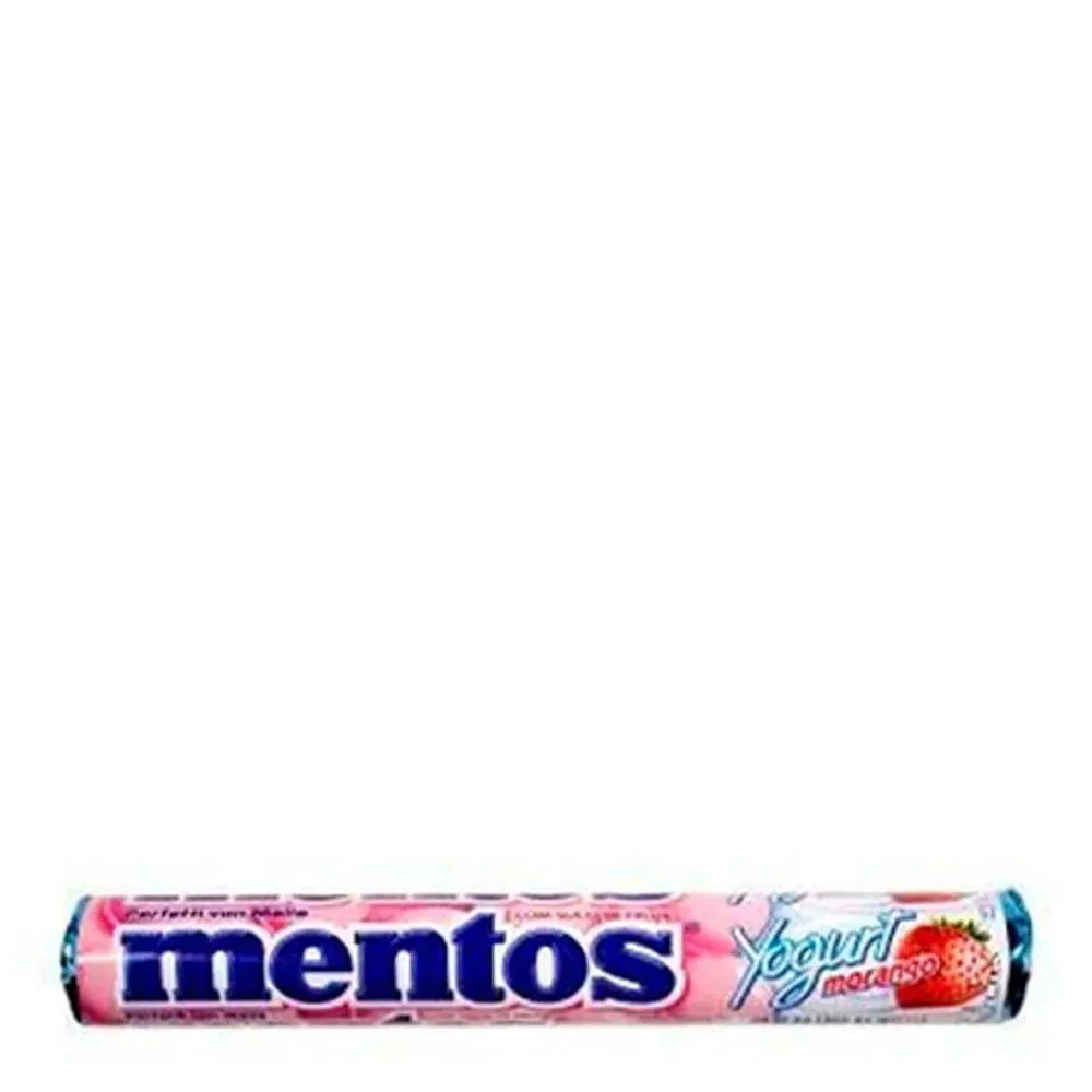 Imagem de Bala Mentos Yogurt Morango 37,5g