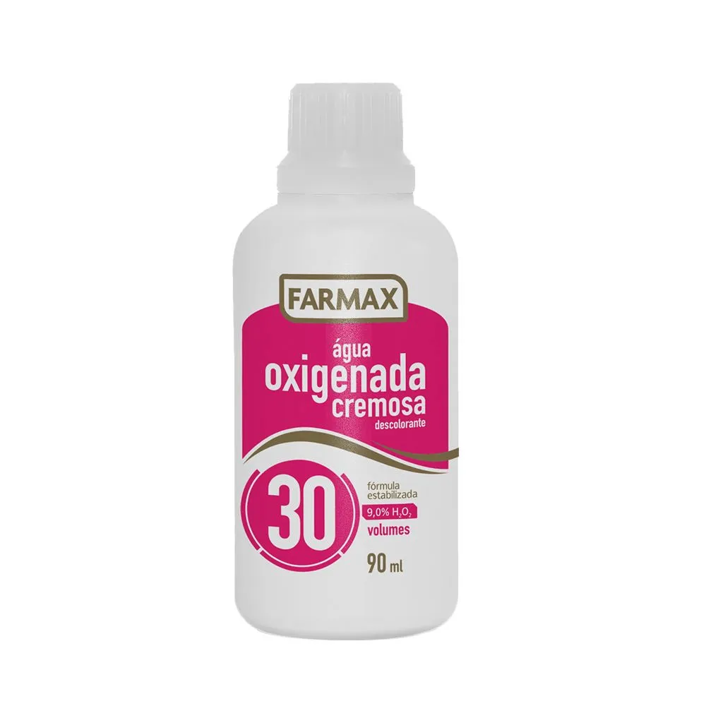 Imagem de Água Oxigenada Farmax Cremosa 90ml Vol. 30
