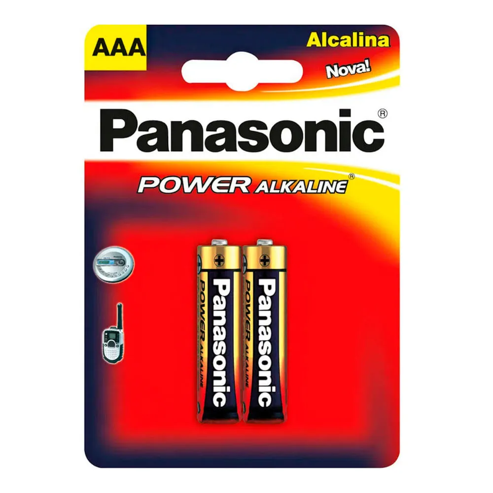 Imagem de Panasonic Pilha Alcalina Palito LR03 2 Unidades