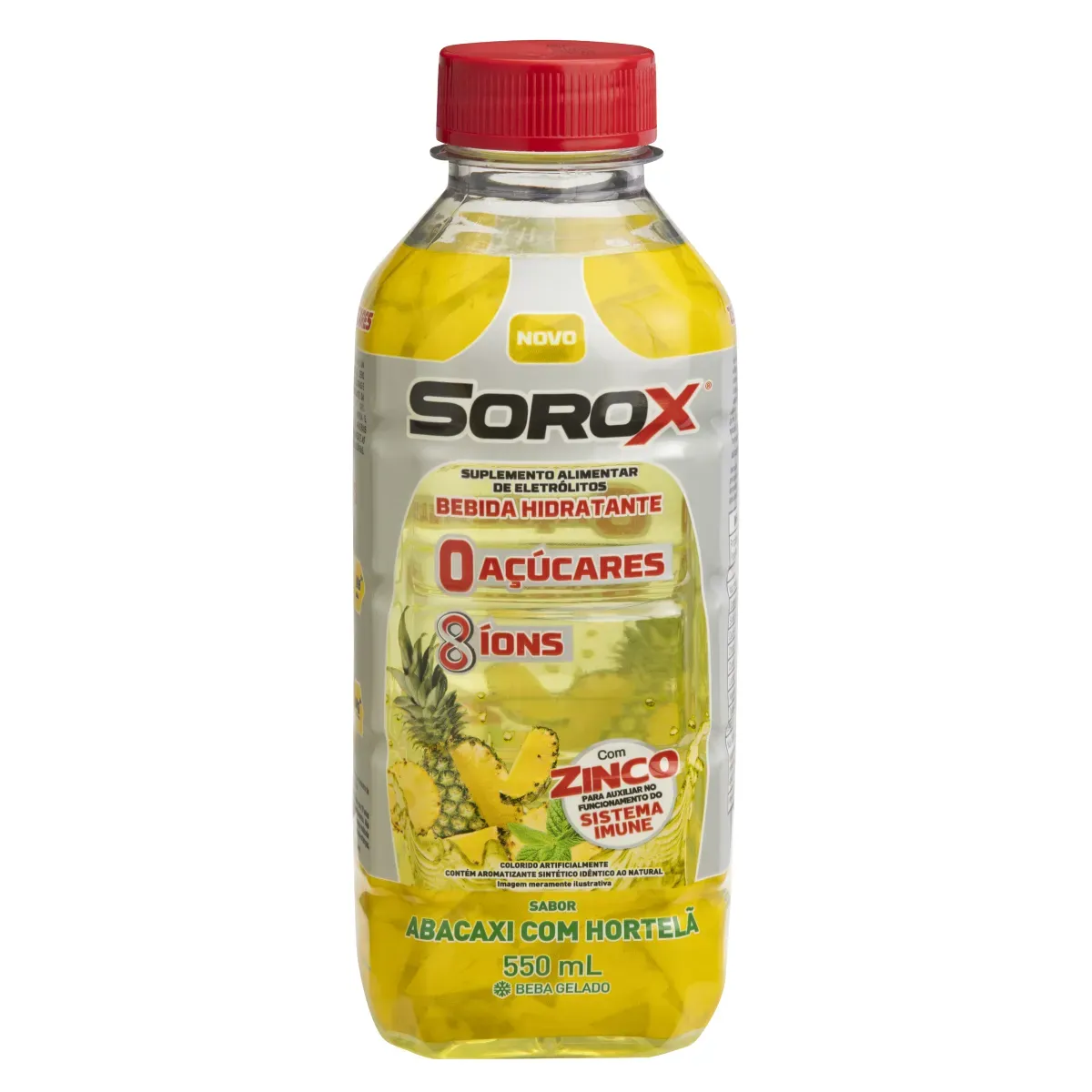 Imagem de Isotônico Sorox Abacaxi com Hortelã 550ml