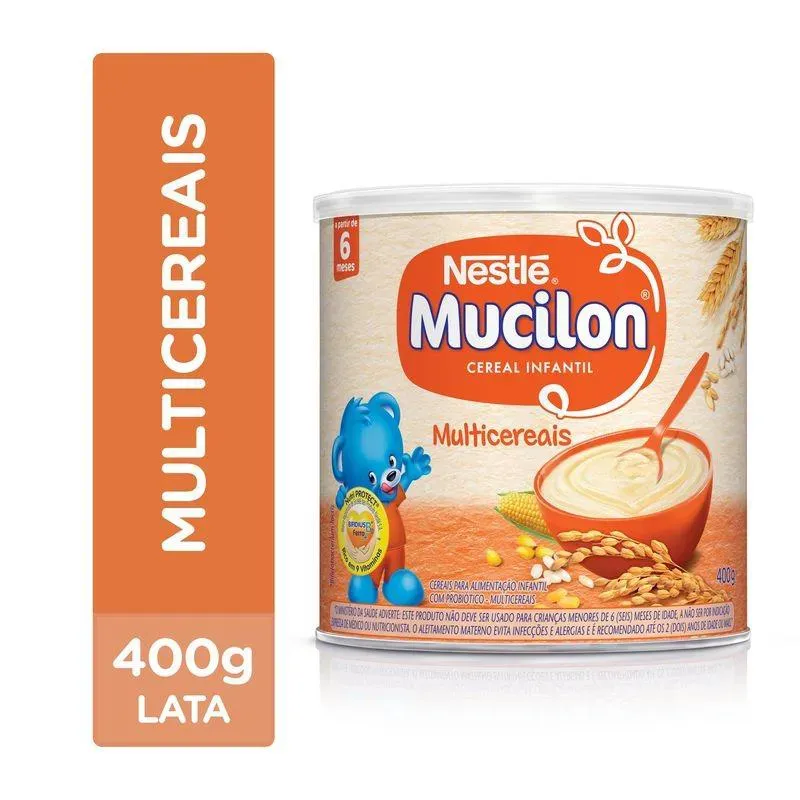 Imagem de Cereal Infantil Mucilon Multicereais 400g