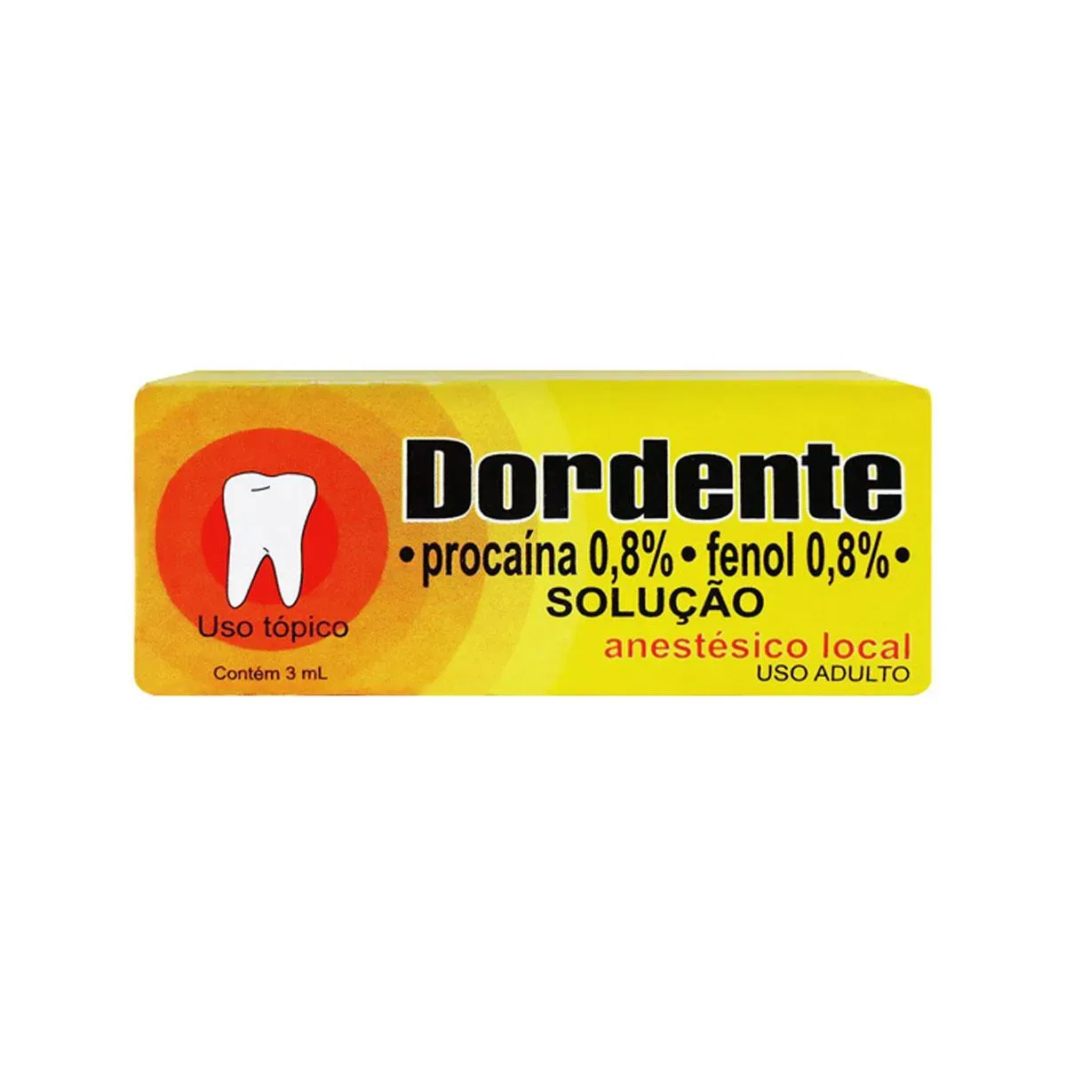 Imagem de Dordente Procaína 8mg Solução 3ml