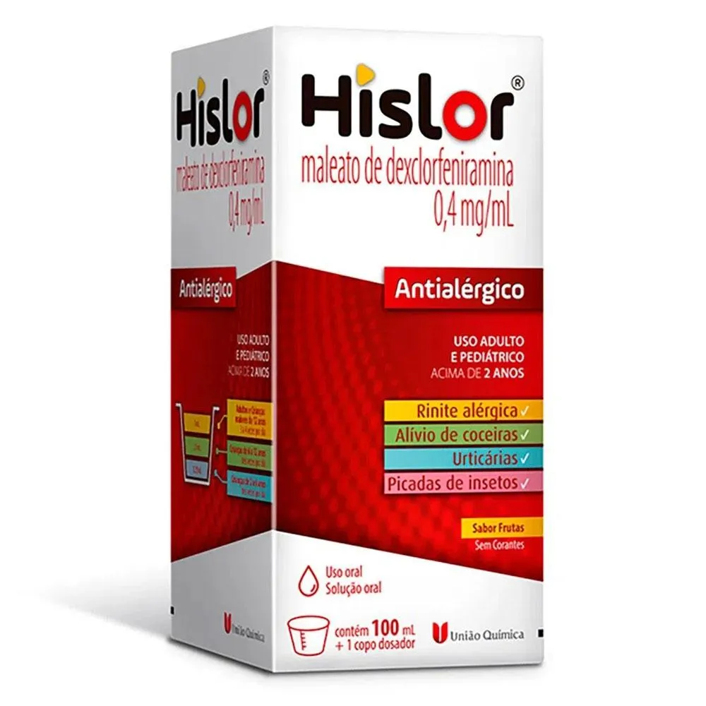 Imagem de Hislor 0,4mg/ml com Solução de Uso Oral 100ml