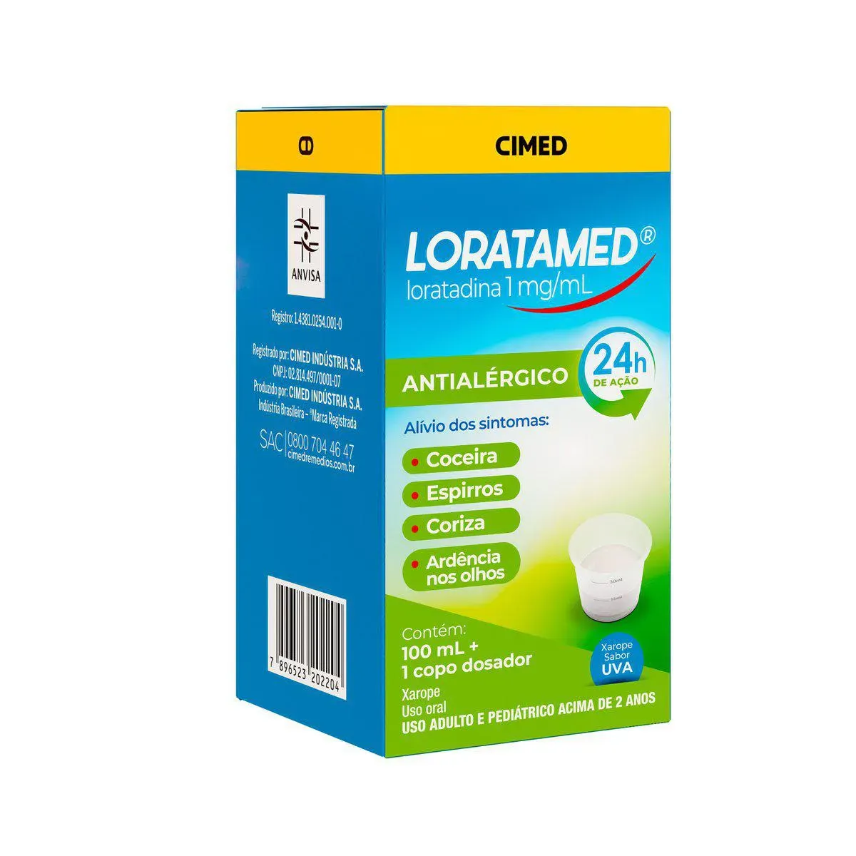 Imagem de Loratamed Loratadina 1mg/ml Xarope 100ml
