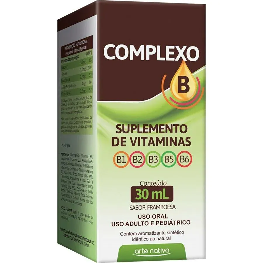 Imagem de Complexo B Gotas 30Ml - Arte Nativa