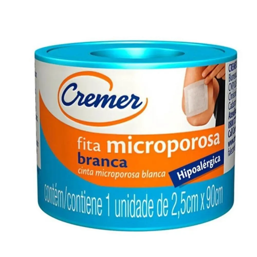 Imagem de Cremer Fita Microporosa Branco 2,5cm X 90cm