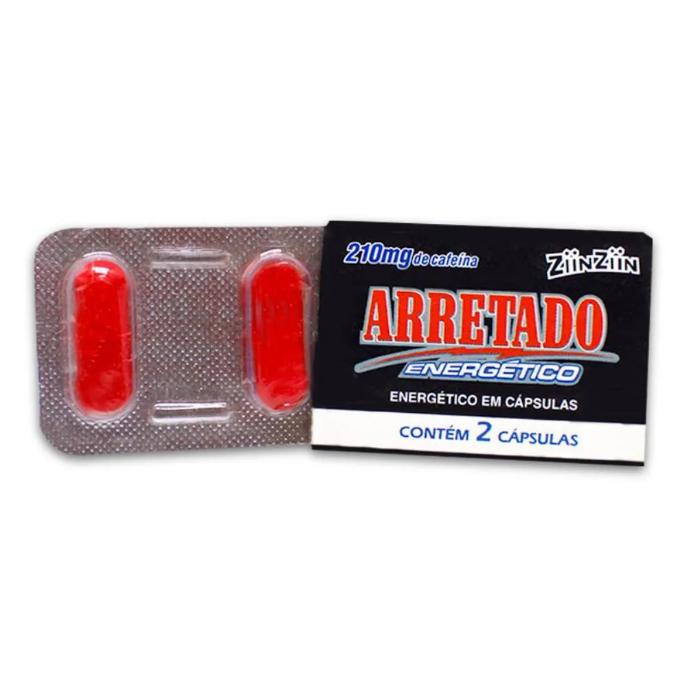 Imagem de Energético Arretado 210mg Ziinziin com 2 Cápsulas