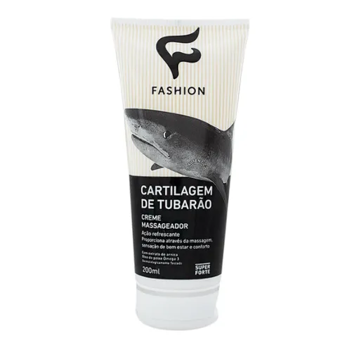 Imagem de Massageador Fashion Cartilagem de Tubarão creme com 200mL