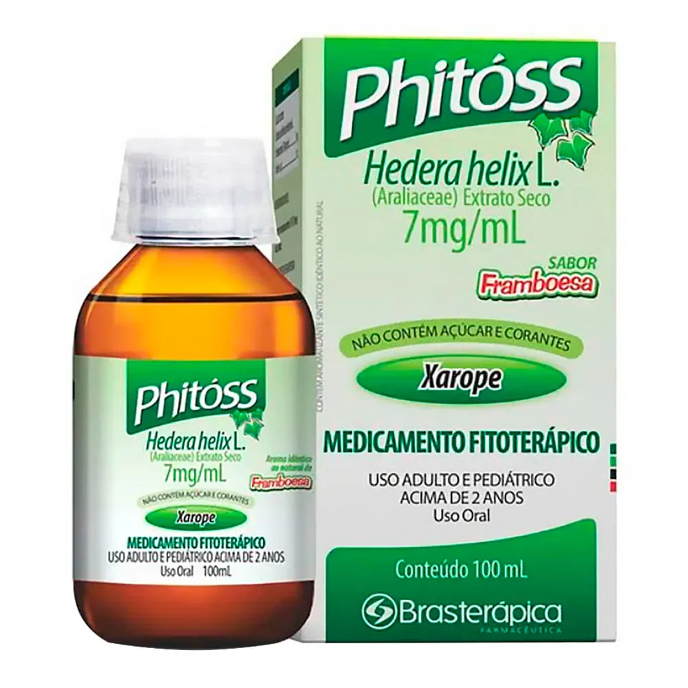 Imagem de Broncodilatador, Expectorante e Fitoterápico Phitóss 7mg/ml 100ml