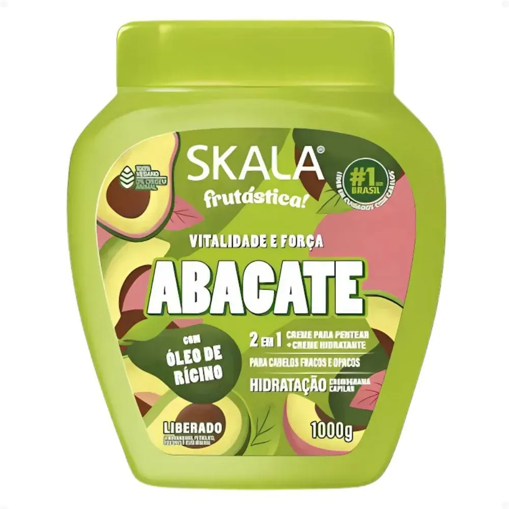 Imagem de Creme de Tratamento Skala Frutástica! Abacate com Óleo de Rícino 1000g