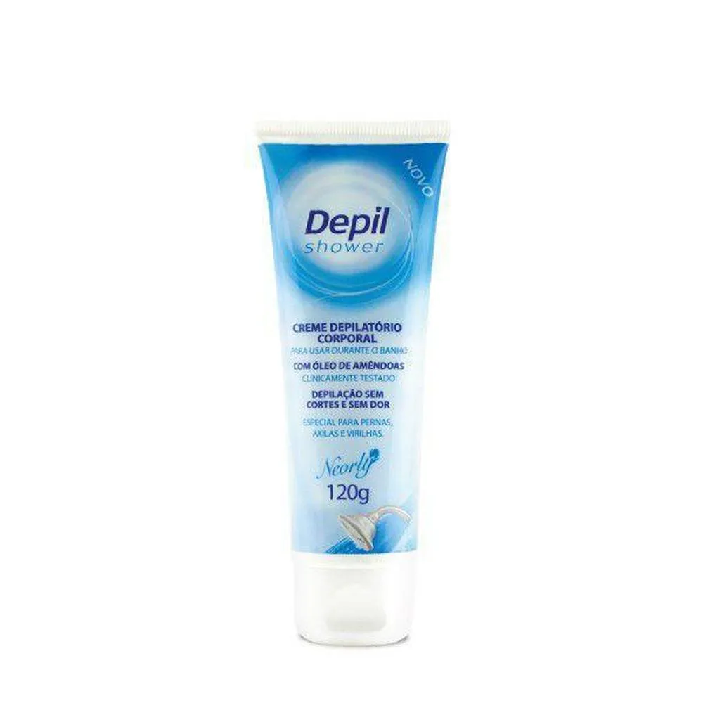 Imagem de Creme Depilatório Corporal Neorly Depil Shower com Óleo de Amêndoas 120g