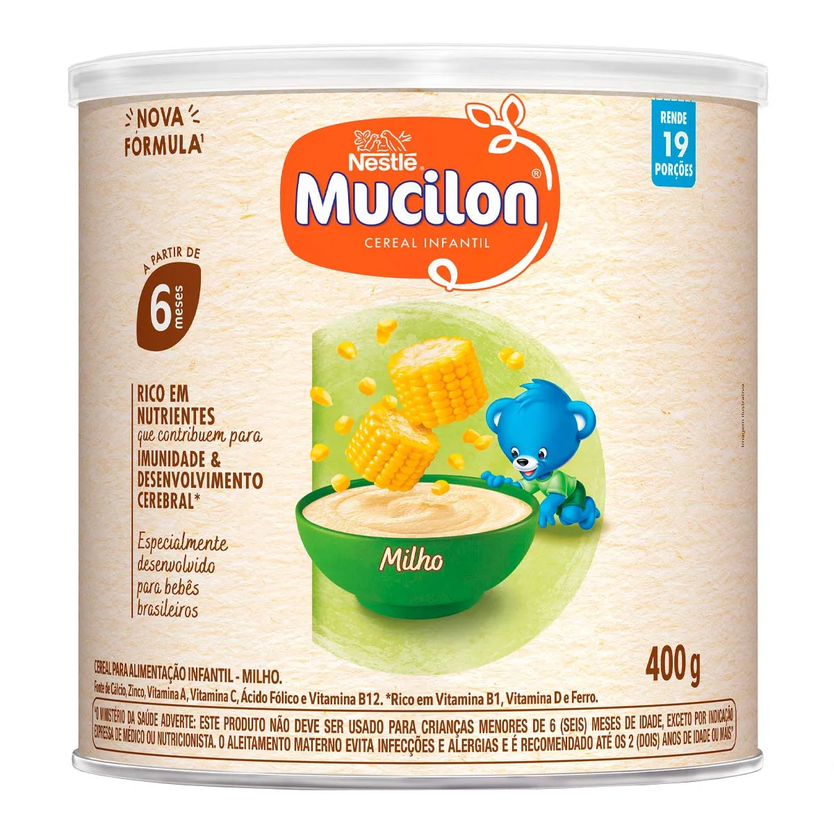 Imagem de Cereal Infantil Mucilon Milho 400g