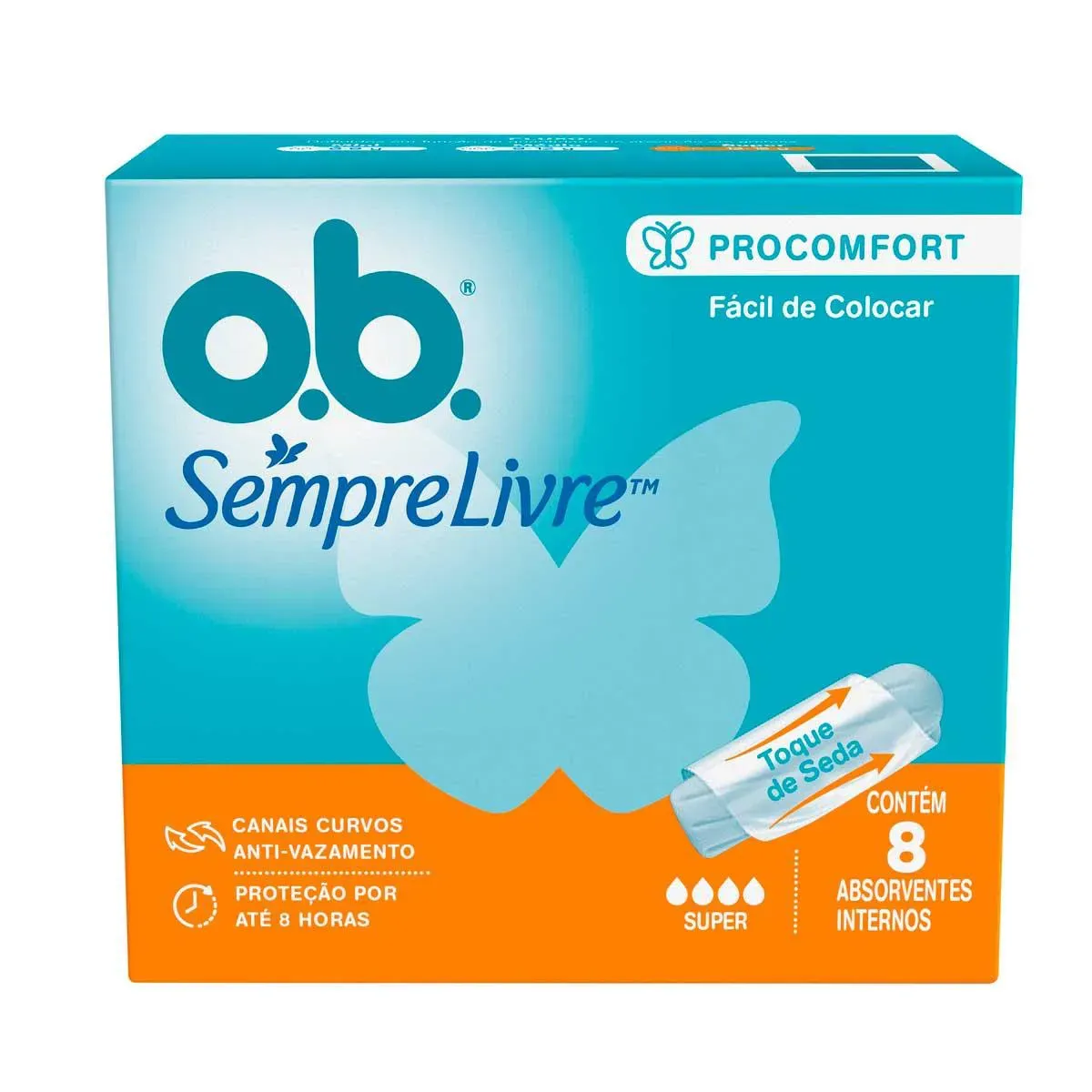 Imagem de Absorvente Interno OB Sempre Livre  ProComfort Super 8 unidades