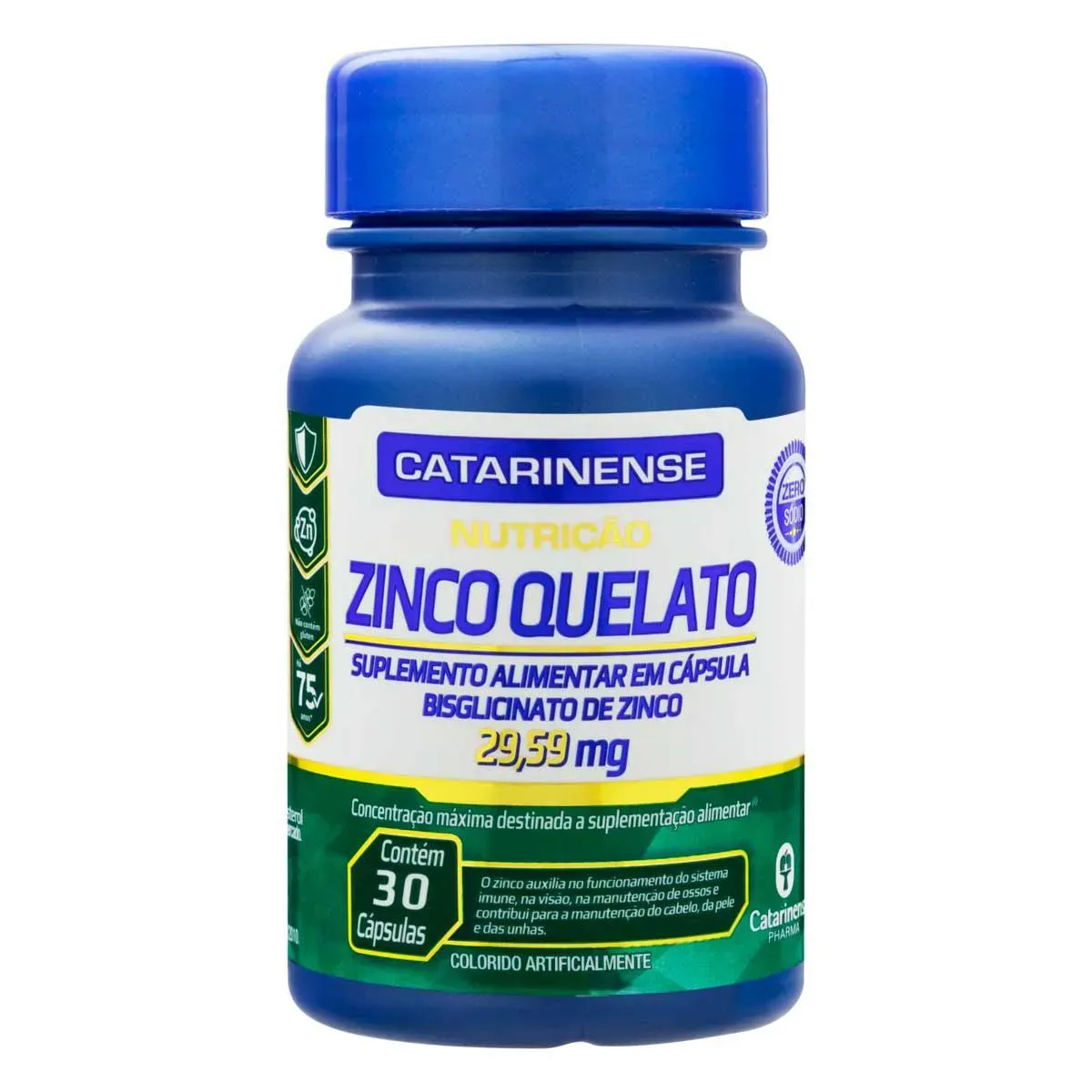 Imagem de Zinco Quelato Catarinense 30 cápsulas