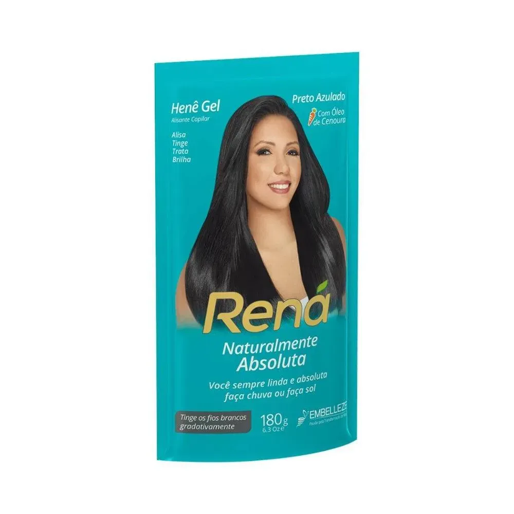 Imagem de Alisante Hene Rena Preto 180g
