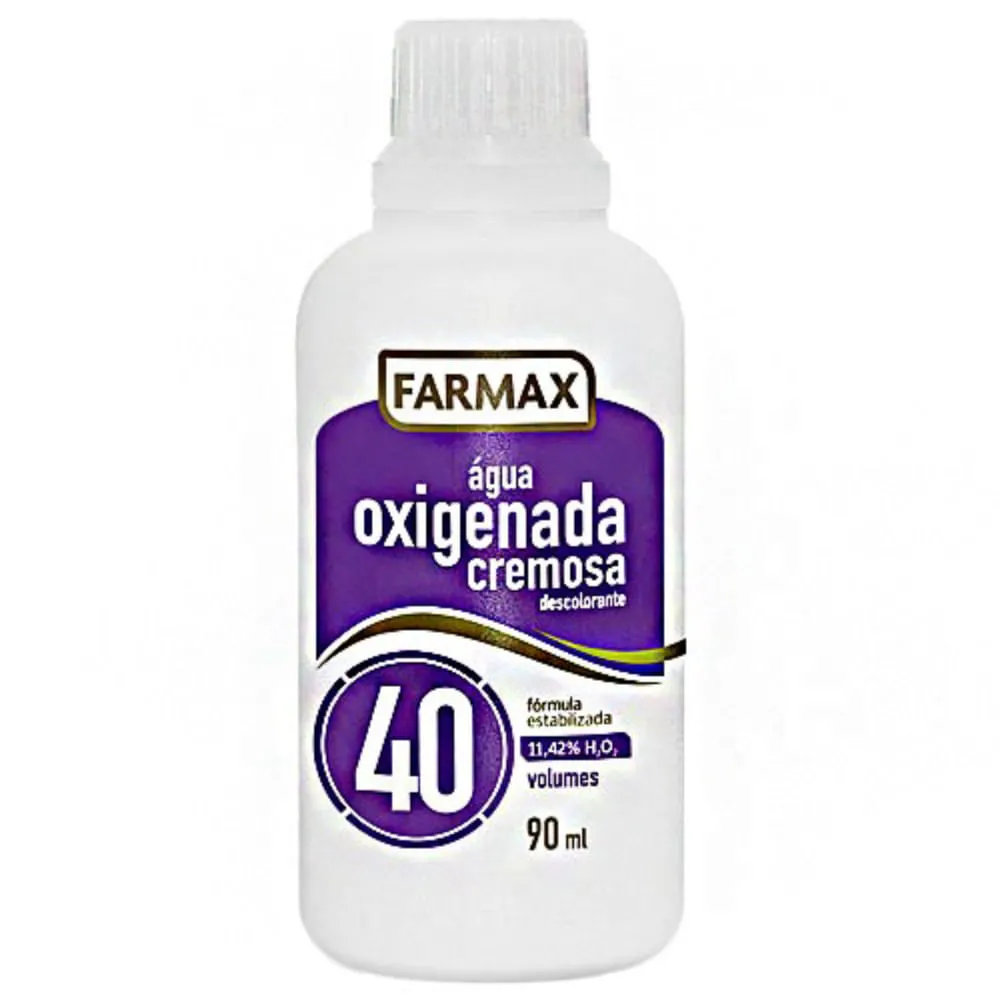 Imagem de Água Oxigenada Farmax Cremosa 90ml Vol. 40
