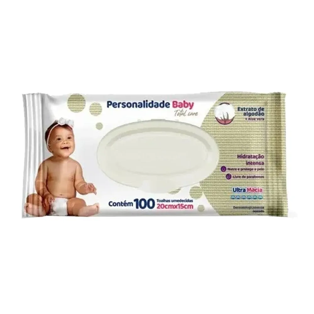 Imagem de Toalhas Umedecidas Personalidade com 100 Unidades