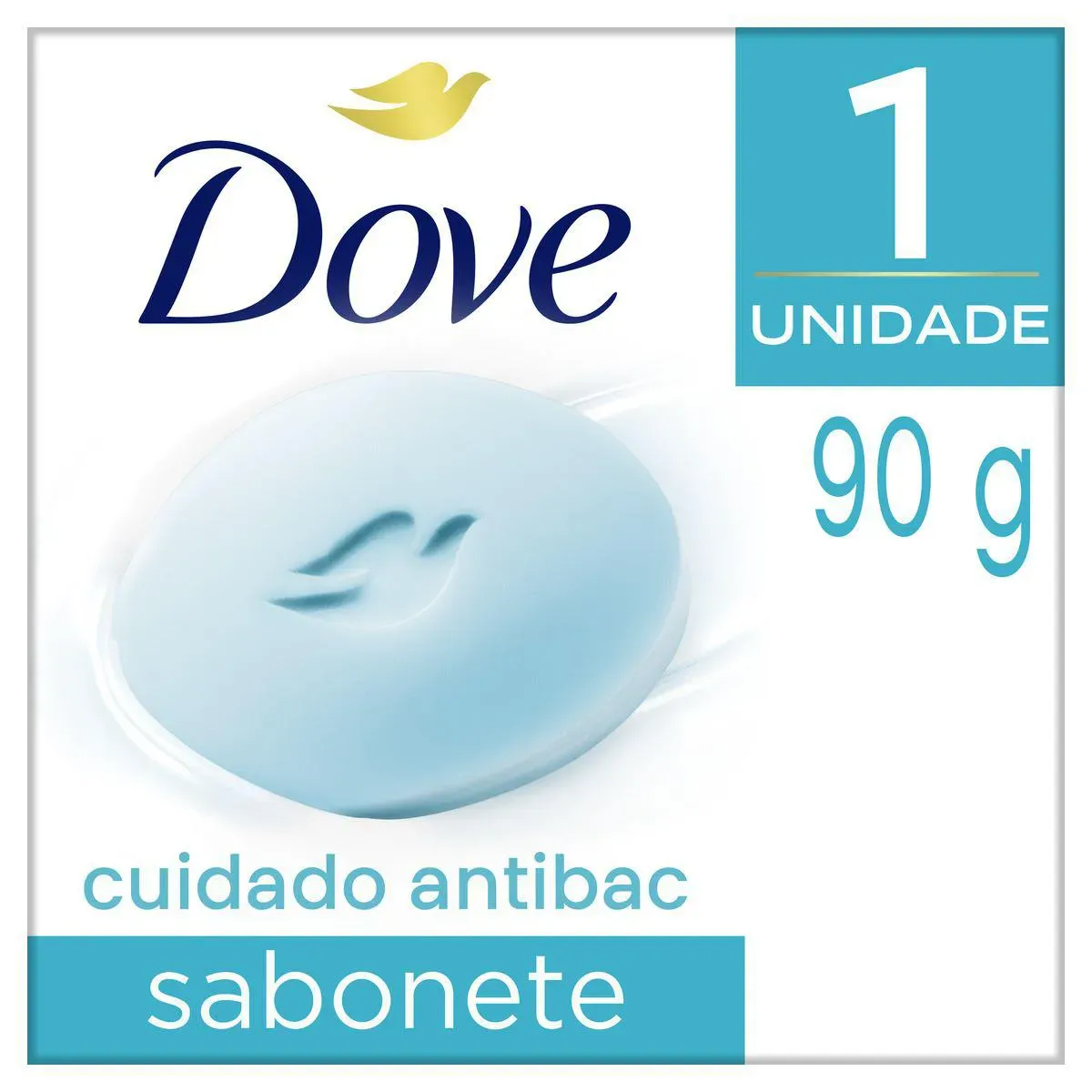 Imagem de Sabonete em Barra Antibacteriano Dove Cuida & Protege com 90g