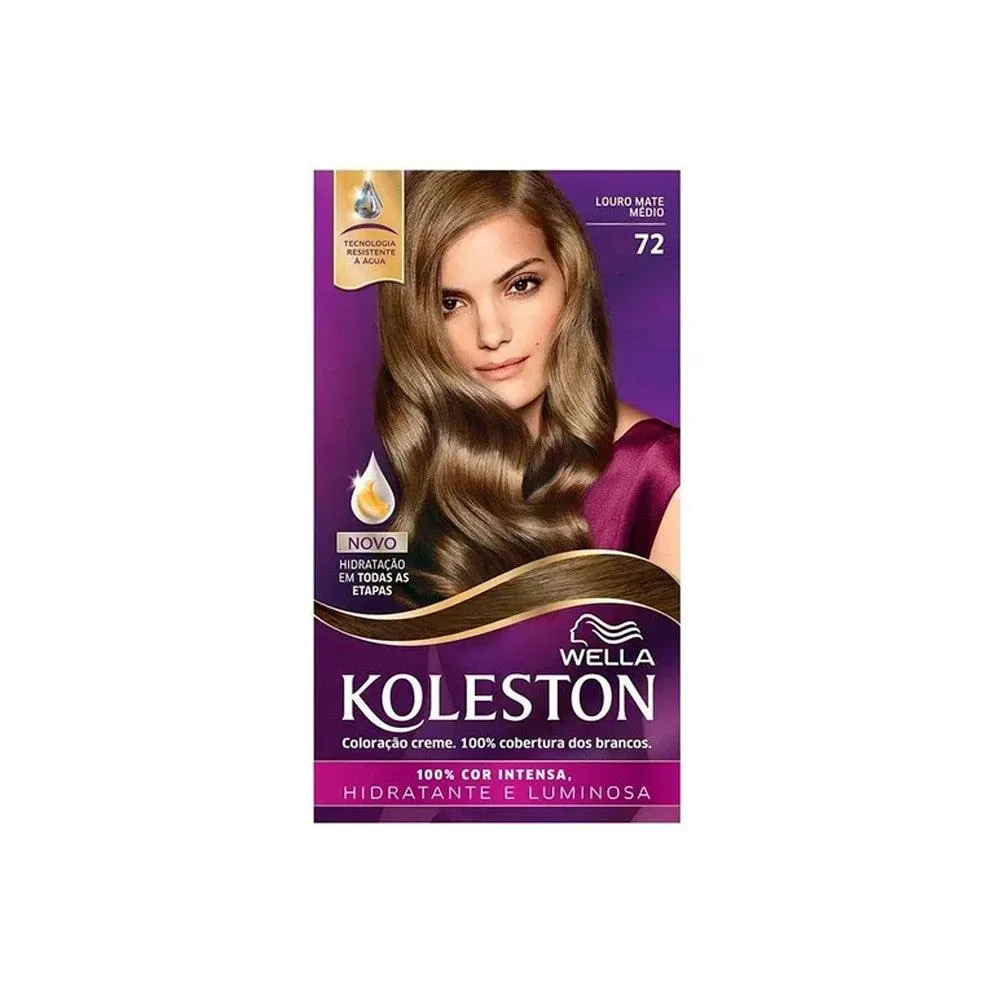 Imagem de Tintura Koleston 7.2 Louro Matte Médio