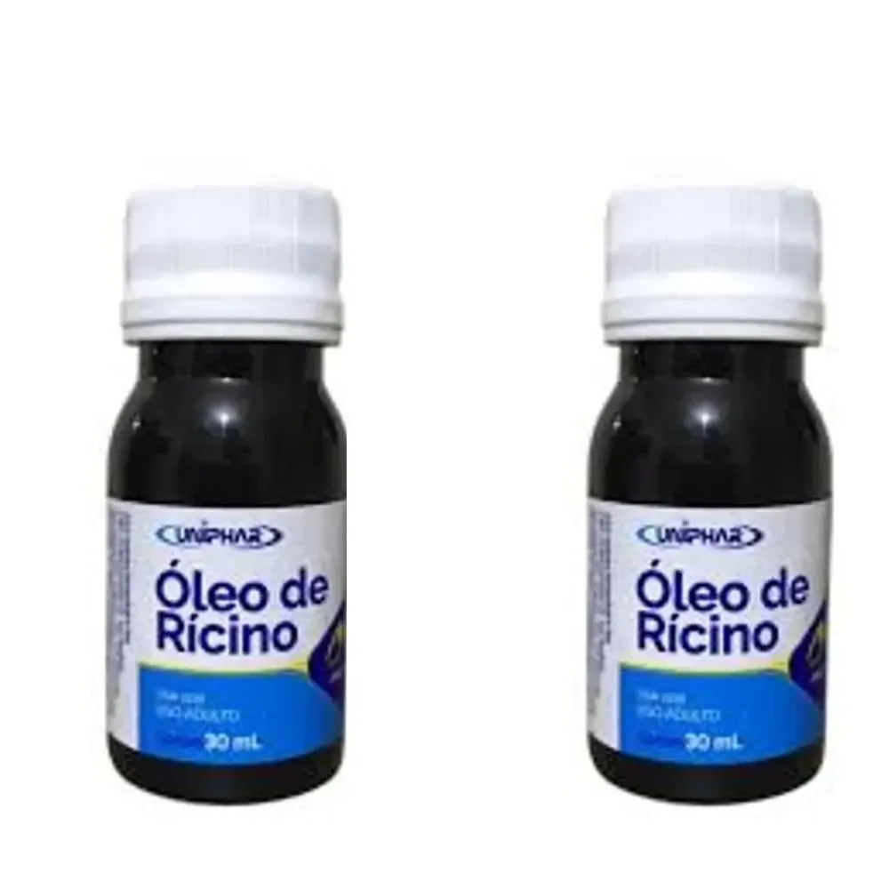 Imagem de Kit 2 Óleo de Rícino Solução 30Ml Uniphar