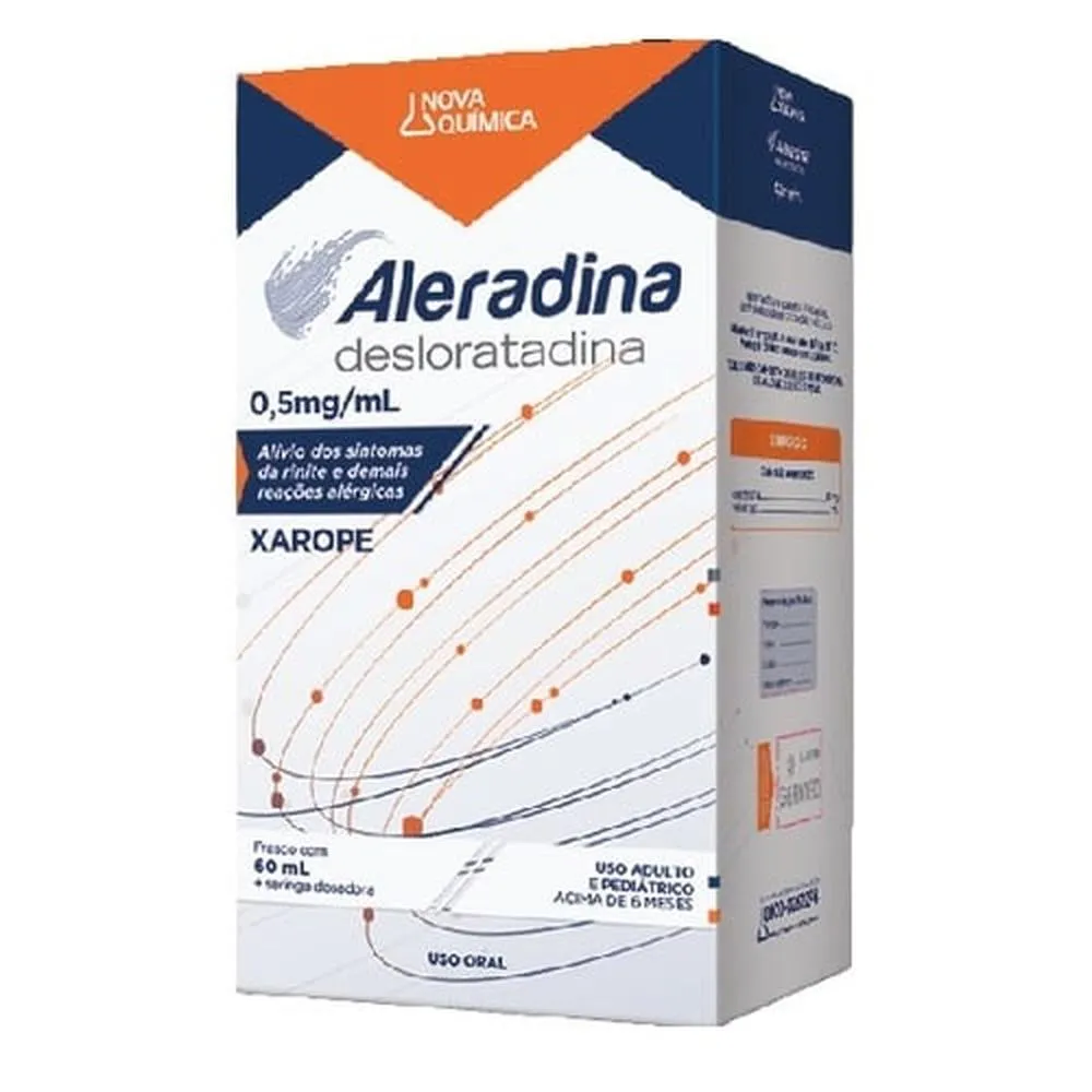 Imagem de Aleradina 0,5mg/ml com Seringa Dosadora Xarope 60ml