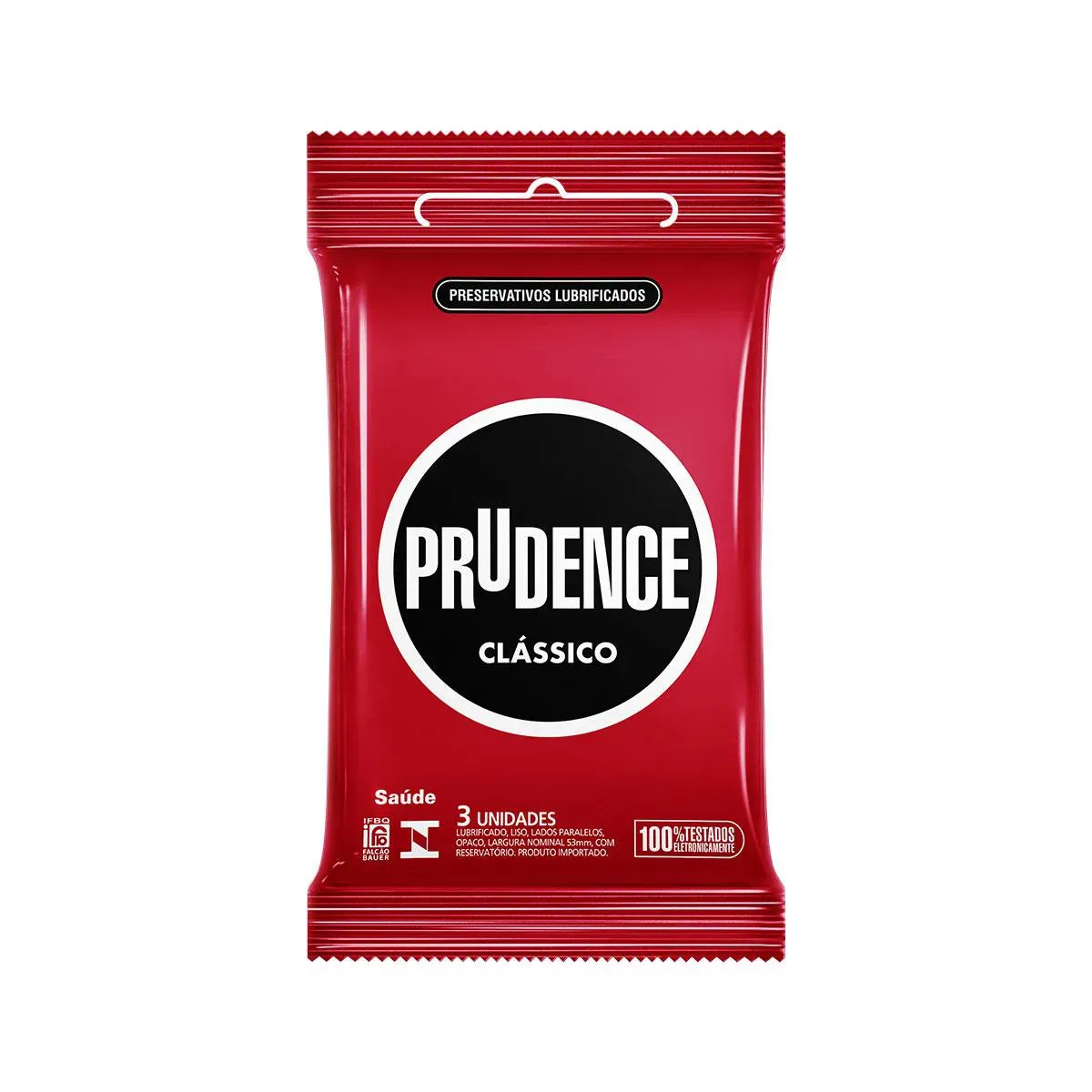 Imagem de Camisinha Prudence Clássico Lubrificado 3 unidades