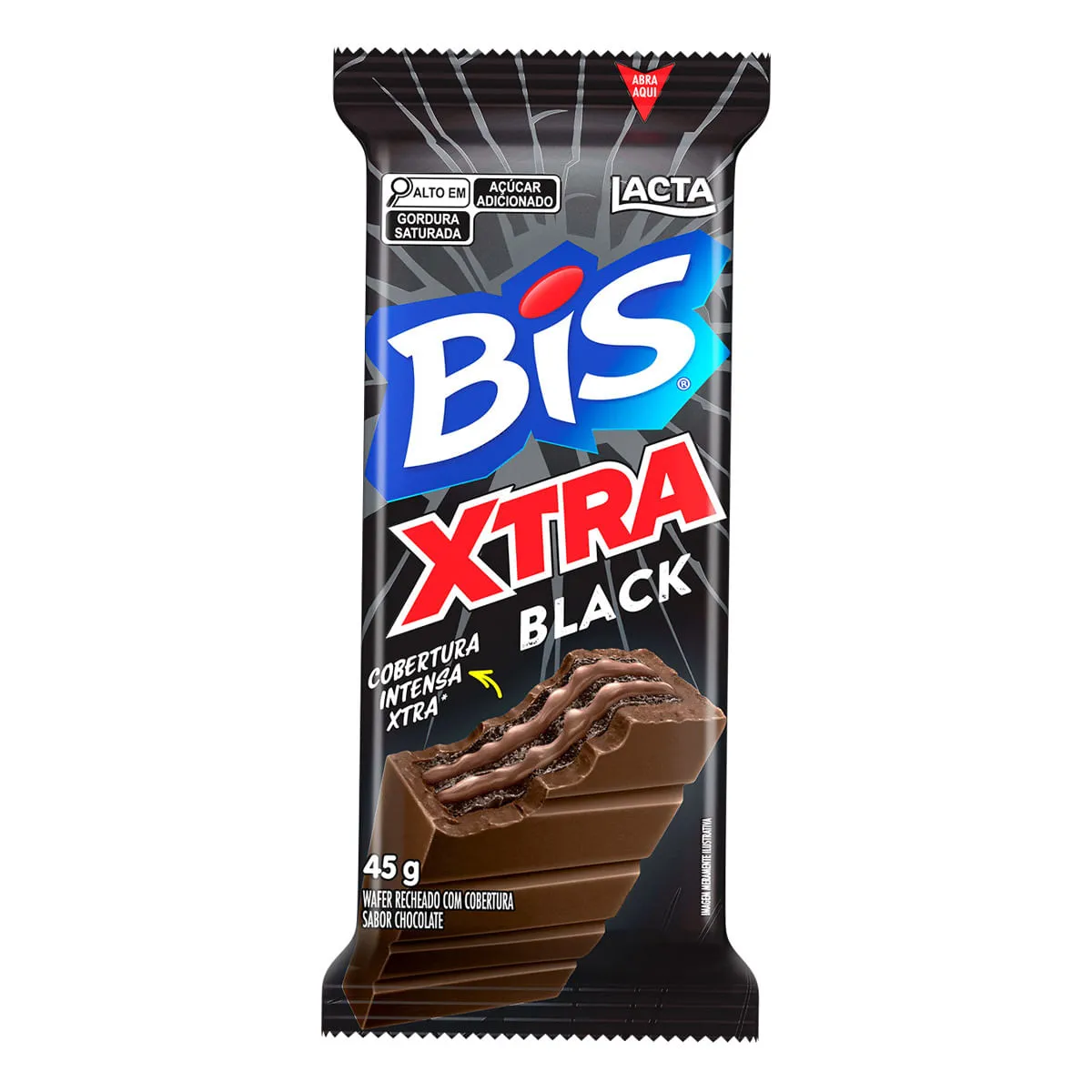Imagem de Chocolate Bis Black 45g