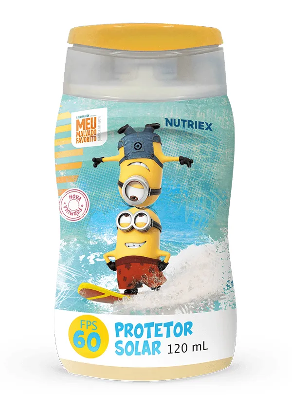 Imagem de Protetor Solar FPS60 Minions Nutriex 120ml