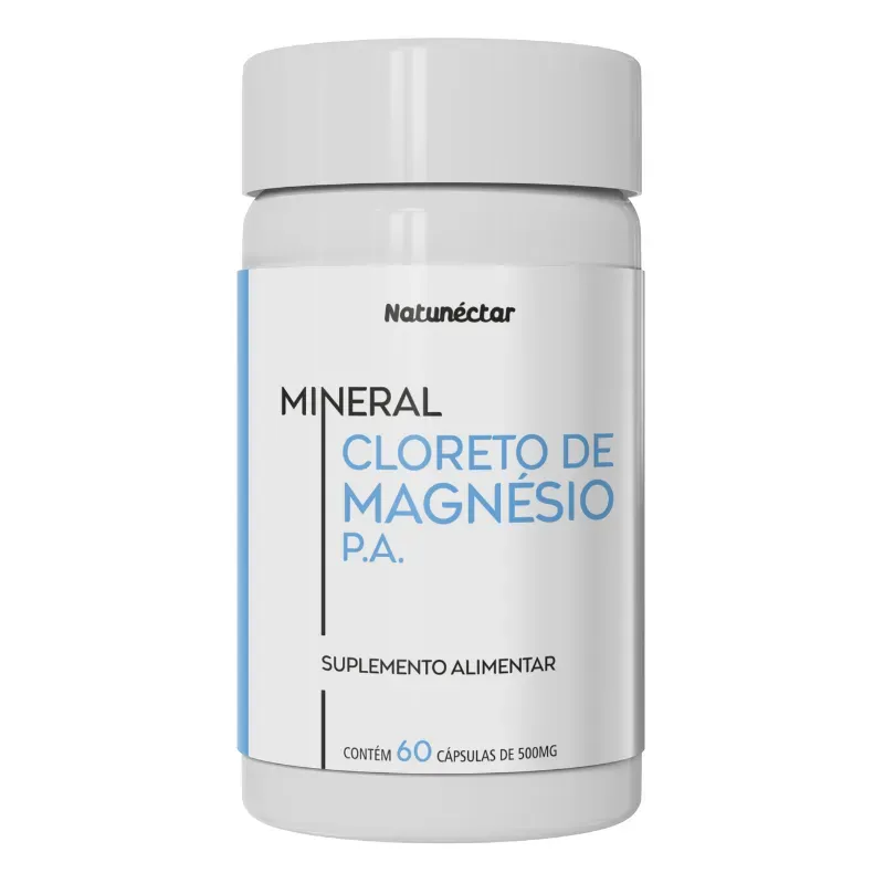 Imagem de Cloreto de Magnésio P.A. Natunéctar 500mg - 60 cápsulas