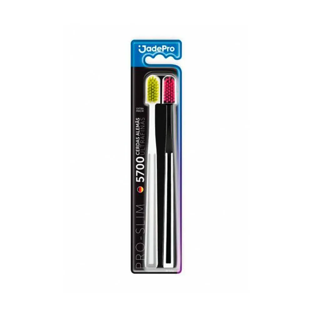 Imagem de Escova Dental Jadefrog Pro Slim C/2un