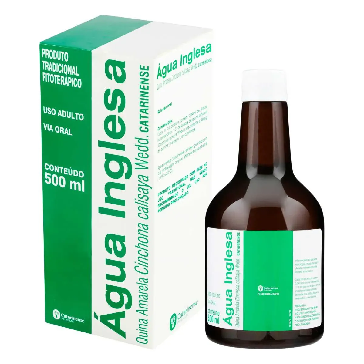Imagem de Água Inglesa Catarinense Solução Oral 500ml